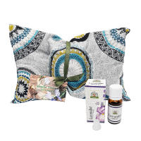 MercaBeauty - Pack 【1】 Saco térmico de semillas para microondas aroma lavanda (30 cm x 18 cm). Hecho en España + 【1】 Aceite Esencial Lavanda 10 ml - Dolores lumbares - menstruación - details 3