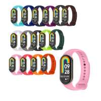 Ociodual Correa de Recambio Compatible con Xiaomi Mi Band 9 y Mi Band 8, de color Rosa Palo, Repuesto de Silicona Suave Flexible Sport Goma Transpirable - details 2