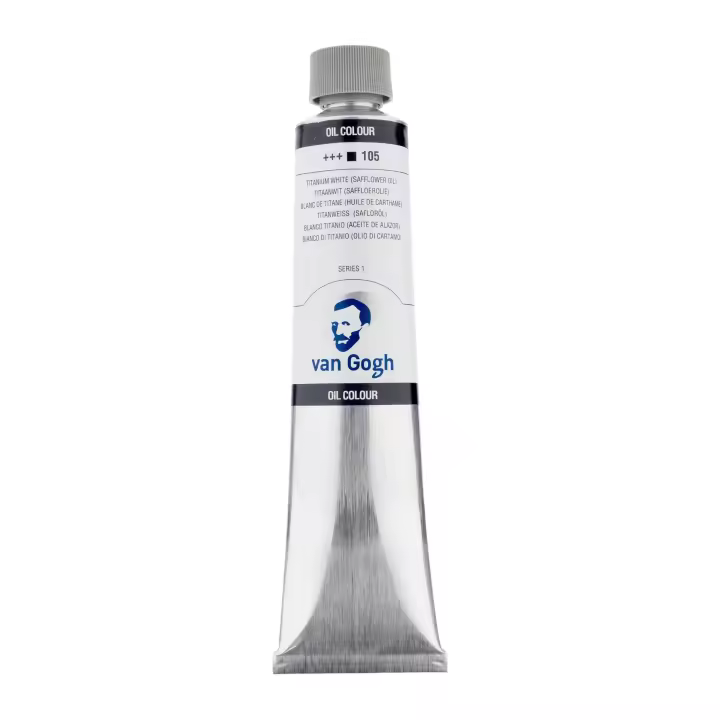 Van Gogh Colores al óleo Tubo 200 ml Blanco De Titanio (Aceite De Alazor) 105 - 1