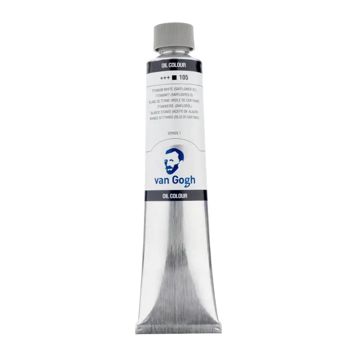 Van Gogh Colores al óleo Tubo 200 ml Blanco De Titanio (Aceite De Alazor) 105 - 1