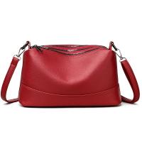 Bolso De Hombro Para Mujer 2024 Gran Capacidad Con Tres Capas De Cremalleras Color Sólido De PU Cuero Bolso Cruzado De Moda - details 27