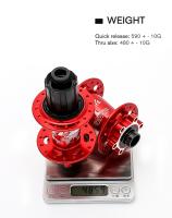 TANKE 120 Click Hub 6 Rodamientos Para Bicicleta De Montaña MTB Frente Y Trasero 28 32 36 Agujeros QR Thru-axle Disc Brake Hubs HG - details 6