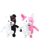 Peluche Dangan Ronpa 2 Monokuma Oso Negro Y Blanco Juguetes De Peluche Suave Para Niños Regalo De Cumpleaños Material De Algodón Relleno De Poliéster Tamaño 22cm/35cm Unisex - details 1