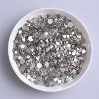 1440Pcs Cristales De Vidrio AB Para Arte De Uñas DIY Tamaños Mixtos Adhesivo Negro Rhinestones Redondos Para Decoración De Uñas - details 2
