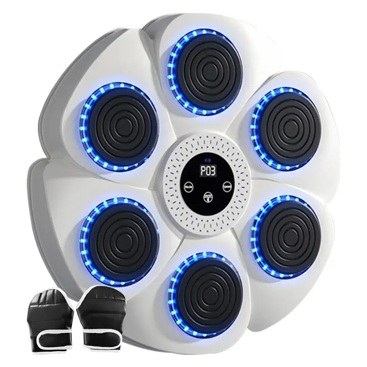 Nueva máquina de boxeo inteligente BluetoothMusic with Guantes De Boxeo, entrenador de Boxeo montado en la pared para adultos y niños - 1