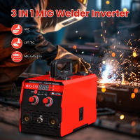 máquina de soldadura Mig semiautomática 3 en 1, soldador de soldadura con inversor de sincergia sin gas, arco de argón Tig,220V soldador eléctrico de arco inversor, herramientas Herramienta de Soldadura Eléctrica de Precisión - details 3