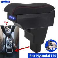 Caja De Reposabrazos Para Hyundai I10 Con Almacenamiento Central Accesorios De Coche Piezas De Retrofits Dedicadas Material De Cuero Y Plástico ABS - details 0