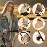 Carrito de Bebé 2 en 1 MERIL de Lionelo – Capazo XL y Silla de Paseo Reversible hasta 22 kg, Ideal desde el Nacimiento hasta 4 Años - details 3