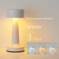 Lámpara De Mesa Recargable Con Sensor Táctil Luz Nocturna LED Sin Cable Para Lectura En Restaurantes Hoteles Bares Decoración De Dormitorios - details 1