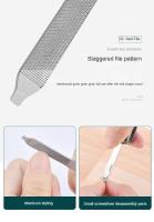 Tijeras De Uñas Multifuncionales 5-en-1 Con Llavero Kit De Herramientas De Manicura Acero Inoxidable Plegable Para Hombres Y Mujeres - details 6