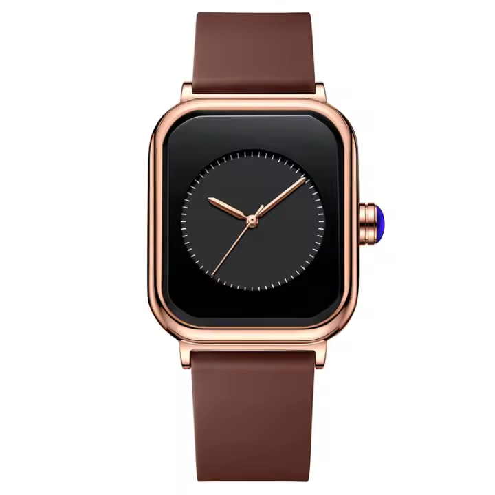 Smartwatches Reloj de pulsera para Mujer, de cuarzo, Con diamantes de imitacion, esfera Redonda, Correa de Maple inoxidable, Relojes de pulsera - 1