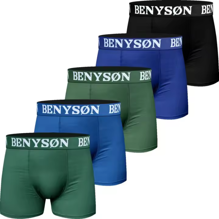 Calzoncillos hombre algodón, Boxers para Hombre - Pack de 5 Unidades - Algodón Suave  - Tallas M, L, XL, XXL - 1
