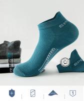 Calcetines Cortos De Verano Para Hombre Y Mujer 10/5 Pares Malla Transpirable Deportiva Algodón Spandex Calcetines Casuales - details 1