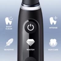 Oral-B iO 6 Duo - Cepillo de dientes eléctrico, recargable, con 2 mangos, inteligencia artificial, 2 cabezales. Disponible en color negro y cuarzo rosa - details 4
