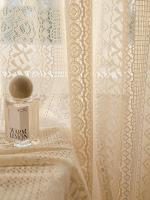 Cortina Bohemia Beige Transparente Japonesa Geométrica Para Decoración De Habitaciones Con Bolso De Percha 1 Pieza - details 5