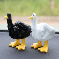 Pequeño Pato Creativo Y Divertido Estatua De Resina Personalizada Con Dedo Middle Para Decoración De Escritorio Hogar Jardín Regalo Figura Animal Estilo Moderno - details 8