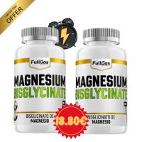 FULLGAS - Pack de 2 Magnesio Bisglicinato 90 cáps - Bisglicinato de magnesio (250 mg) 100% quelado, una de las formas más biodisponibles de mercado. 100% vegano, sin gluten y sin lactosa. - details 0