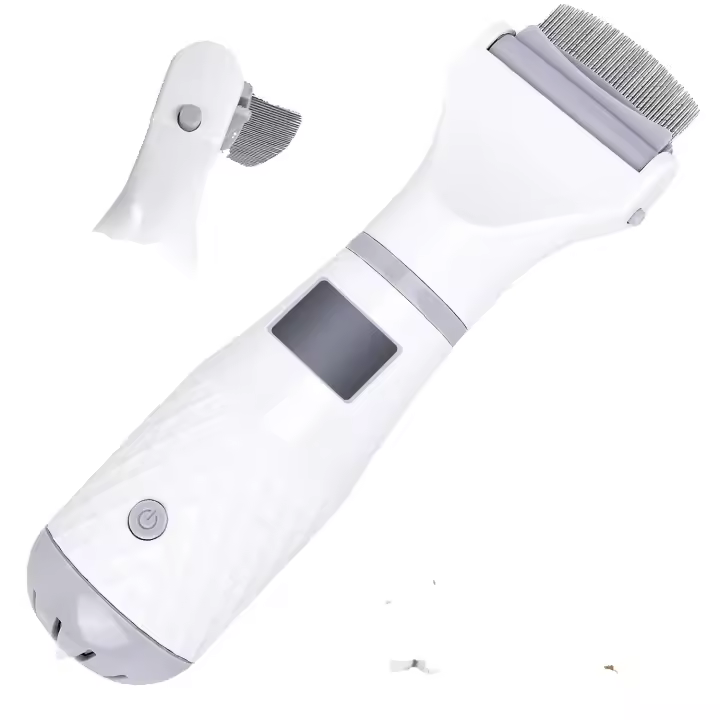 Peine eléctrico para piojos, aspiradora de tres filtros para niños, herramienta profesional para limpiar piojos y pelos de mascotas - 1