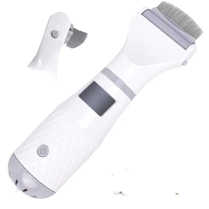 Peine eléctrico para piojos, aspiradora de tres filtros para niños, herramienta profesional para limpiar piojos y pelos de mascotas - 1
