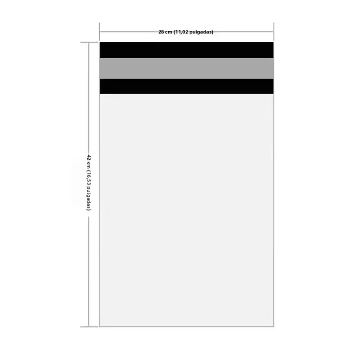 50pcs/Lots Sobre De Correo Blanco Express Caja De Almacenamiento De Envíos Sello Adhesivo Plástico Para Empaque Y Envío - 1