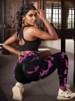 Leggings Deportivos Para Mujer Push-Up Yoga Shaper Leggings Cintura Alta Levantador De Glúteos Sin Costuras Opacas Para Gimnasio Fitness - details 12