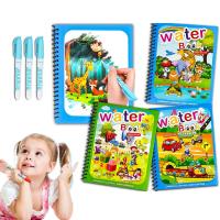 Libro Mágico De Aprendizaje Para Niños Con Pluma Juguete Educativo Montessori De Dibujo Y Colorido Para Bebés De 2 a 4 Años - details 0