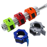 Paquete De 1 Par De Abrazaderas De Bloqueo De Espinilla Para Barbells 50MM Accesorios De Gimnasio Para Levantamiento De Pesas Y Entrenamiento De Fuerza - details 5