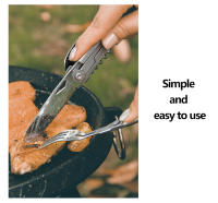 Cuchutlería Plegable Para Camping Multifuncional Portátil Incluye Cuchillo Cucharita Cuchara Abrebotellas Y Abrecajas Equipamiento Para Picnic - details 8