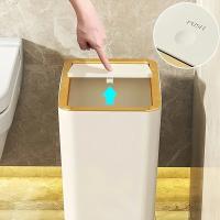 Bandeja De Basura De 10L a Prueba De Olores Con Diseño Moderno De Un Toque Durable De Plástico Para Baño Y Cocina Ahorra Espacio Y Resistente a Fugas - details 3