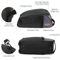 Bolsa De Sillín Reflectante Para Bicicleta De Montaña Impermeable Bolsa De Maletero Trasero Para Bicicleta Accesorios De Ciclismo - details 19
