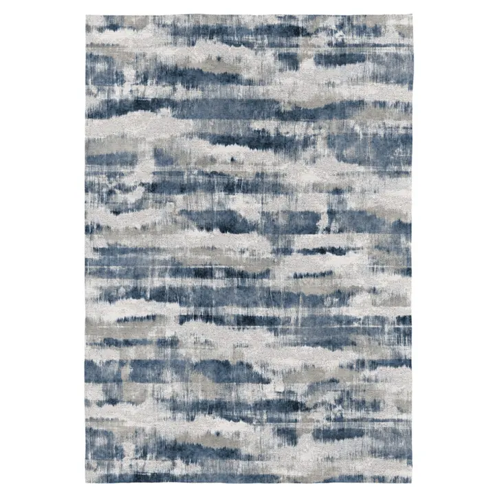 RUGS&RUGS - Alfombra decorativa LUSAKA azul. Varios tamaños disponibles. - 1