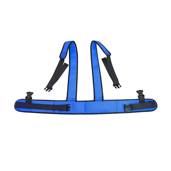 Chaleco de la ayuda del torso del cinturón de seguridad de la silla de ruedas, cinturón de seguridad ajustable del cuerpo entero para Evitar inclinarse o caer, conveniente para las correas de restricción de la silla de ruedas Fo - 1