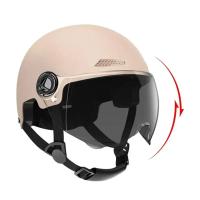 Casco De Bicicleta Para Adultos Ligero Y Cómodo Con Gafas Adecuado Para Motocicleta Vehículo Eléctrico Montaña Casco De Seguridad - details 14
