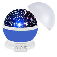 Lámpara De Noche LED Estelar Giratoria Para Dormitorio Infantil Iluminación De Galaxia Y Luna Regalo Para Niños Luz De Cama Rotativa Con Proyector De Estrellas - details 11