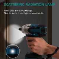 Llave de impacto eléctrica inalámbrica, taladro de mano sin escobillas, herramienta eléctrica para batería Makita de 18V, 520N.m,4200Rpm - details 3