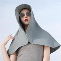 Gorro De Pescador Con Cubierta Facial Y Guardabarros Chaqueta De Sol Con Botón De Cierre Protección Solar Unisex Para Playa Primavera Y Verano Material Poliéster - details 4