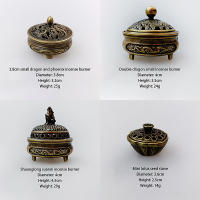 Encendedor De Incienso De Loto En Latón Miniatura Con Buddha Y Flor De Loto Decoración De Hogar Para Budismo Sandalwood - details 0