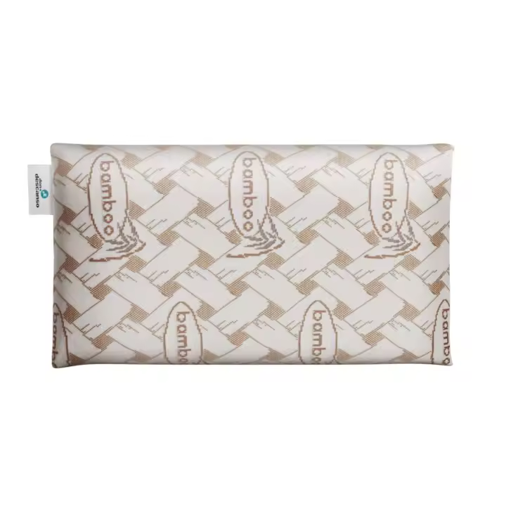 Nalui Almohada Viscoelástica Chloe Blanco de Viaje Bambú (42 x 24cm) - 1