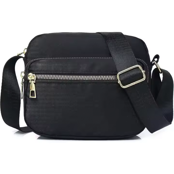 Bolso pequeño de mujer, multibolsillos, nailon, impermeable, informal, para el hombro, para uso diario de mujeres y niñas - 1
