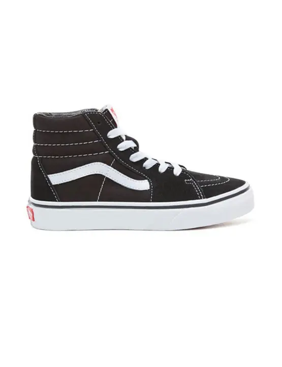 Zapatilla Niño Vans Sk8-Hi Negra Blanca - Diseño Clásico y Alta Calidad - 1