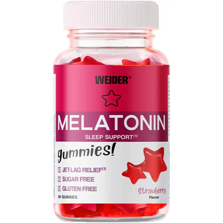 Melatonina fresa 60 gummies weider melatonin - 1