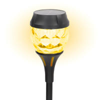Aktive - Set 2 balizas solares LED 5-10 lúmenes, emiten luz cálida, proyección decorativa, sin cables, autonomía hasta 8 horas, resistentes al agua (IP24), iluminación para terrazas y jardines - details 1