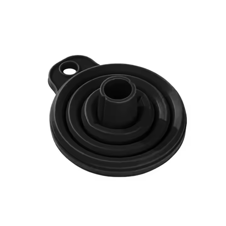 Funel De Silicona Universal Para Coche Cambio De Aceite Y Líquidos Plegable Portátil Para Motor Auto Oíl Y Gasolina - 1