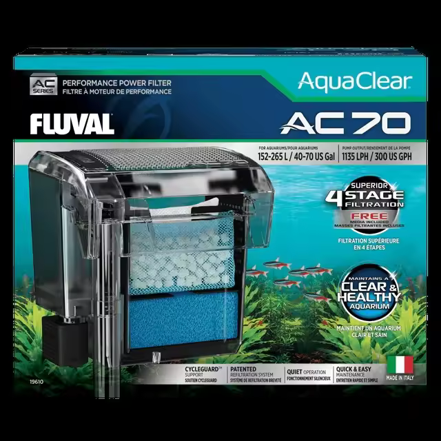 Fluval Mochila Aquaclear - Sistema de Refiltración Acuarios - 1