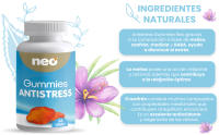 NEO - Melisa, Rodiola, Azafrán y Gaba - 36 Gummies - Bote 1 Mes - Favorecen la Relajación, el Descanso Óptimo y Reducir el Estrés - Antiestres Gummies - details 3