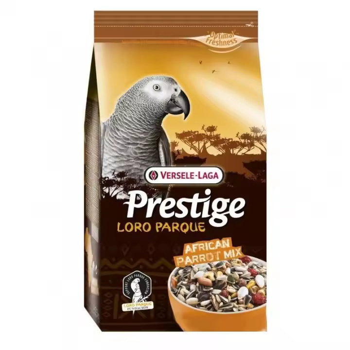 Versele-Laga Alimento para Loro Africano AFRICAN LOROPARK 1 Kg - Nutrición Equilibrada para Plumaje Brillante - 1