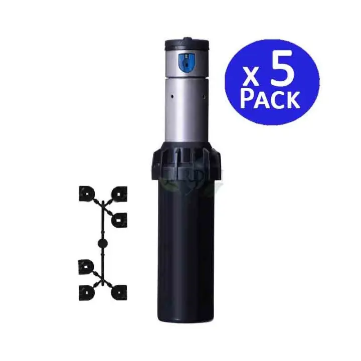 HUNTER Pack 5 Aspersor turbina I-20 acero Hunter 5,2-14,3 m | Sistema de riego robusto - 1