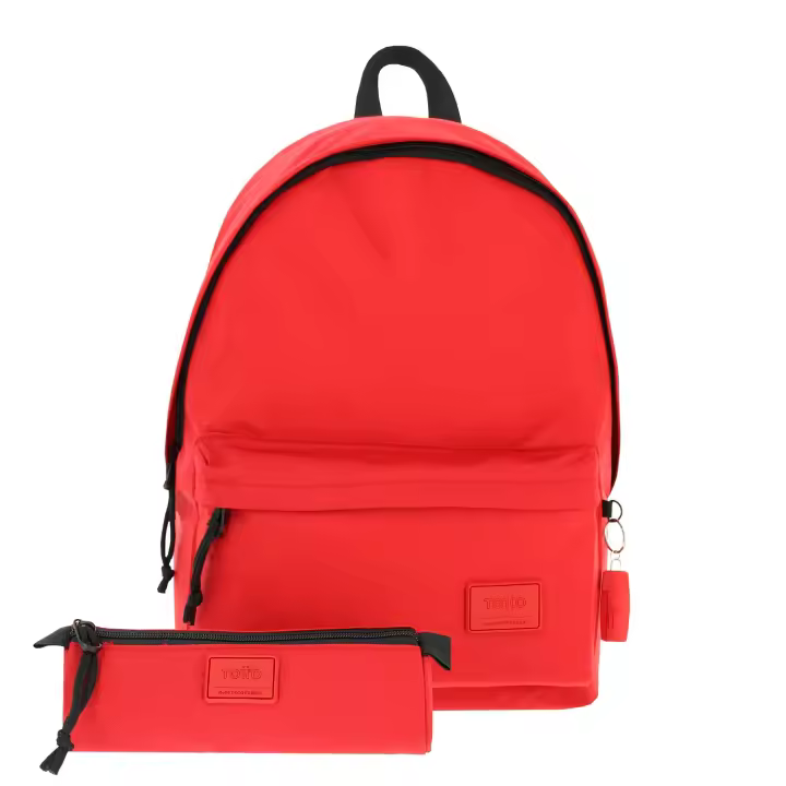 Totto Pack mochila + estuche Kalex -Dimensiones:32 x 40 x 13 cm-Material: Poliester Reciclado - 1