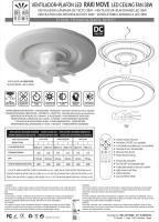BEL AIR HOME - Ventilador de Techo RAKI MOVE Led con Motor DC y Luz LED 80W - details 6