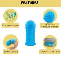 Cepillo De Dientes Para Perros Y Gatos De Silicona No Tóxica Super Suave Para Limpieza De Dientes Y Eliminación Del Aliento Malo Cuidado De La Salud Oral Para Mascotas - details 2
